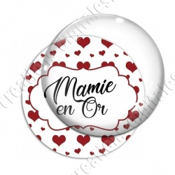 Image digitale - Mamie en or