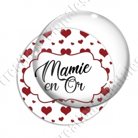 Image digitale - Mamie en or