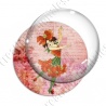 Image digitale - Fillette robe coquelicot 02
