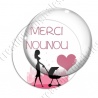 Image digitale - Merci nounou - Silhouette 01