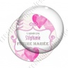 Image digitale - Personnalisable - Future mariée Coeur rose