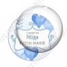Image digitale - Personnalisable - Futur marié Coeur bleu