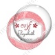 Image digitale - Personnalisable - Evjf fond fleuri rouge