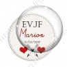 Image digitale - Personnalisable - EVJF Coeur et flêches