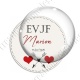 Image digitale - Personnalisable - EVJF Coeur et flêches