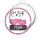 Image digitale - Personnalisable - EVJF 2 coeurs roses