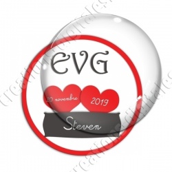 Image digitale - Personnalisable - EVG 2 coeurs rouges