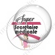 Image digitale - Super Secrétaire médicale - Rose