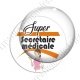 Image digitale - Super Secrétaire médicale - Orange