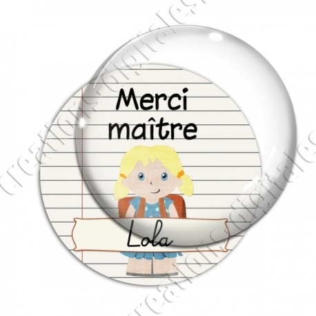 Image digitale - Personnalisable - Merci maître 01