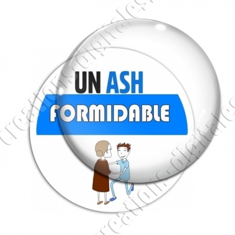 Image digitale - ASH formidable - Bleu