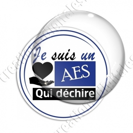 Image digitale - AES qui déchire - Bleu