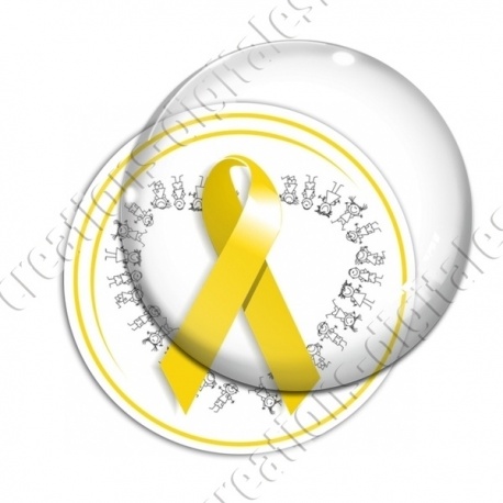 Image digitale - Ruban jaune- Endométriose