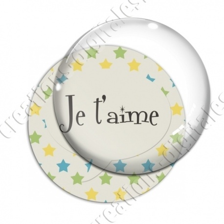 Image digitale - Je t'aime étoilé