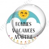 Image digitale - Bonnes vacances maitre