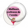 Image digitale - Meilleure maîtresse de l'année - orange