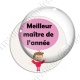 Image digitale - Meilleur maître de l'année - rose