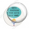 Image digitale - Merci maîtresse - Bleu