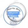 Image digitale - Veux-tu être mon garçon - Gâteau bleu