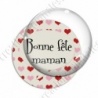 Image digitale - Bonne fête maman et coeurs