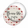 Image digitale - Bonne fête papa et coeurs