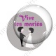 Image digitale - Vive les mariés