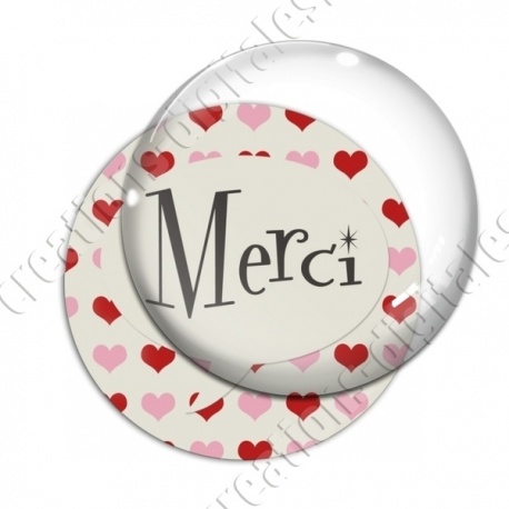 Image digitale - Merci  et coeurs