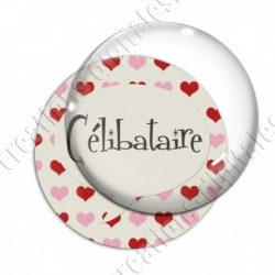 Image digitale - Célibataire et coeurs