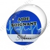 Image digitale - Aide soignant - Fond ligne électro