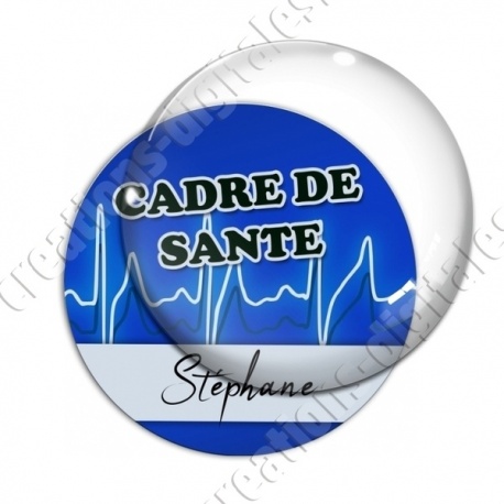 Image digitale - Cadre de santé - Fond ligne électro
