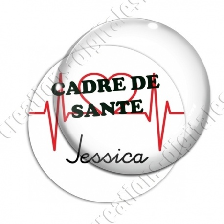 Image digitale - Cadre de santé - Ligne cardio rouge 01