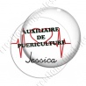 Image digitale - Auxiliaire de puériculture - Ligne cardio rouge 04