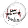 Image digitale - Aide soignant - Ligne cardio rouge 09