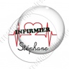Image digitale - Infirmier - Ligne cardio rouge 10