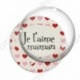 Image digitale - Je t'aime maman - coeurs