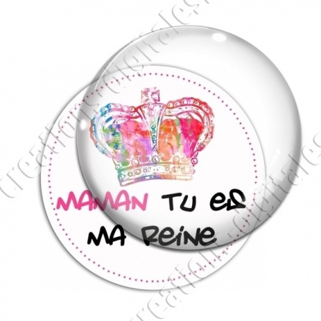 Image digitale - Couronne - maman tu es ma reine