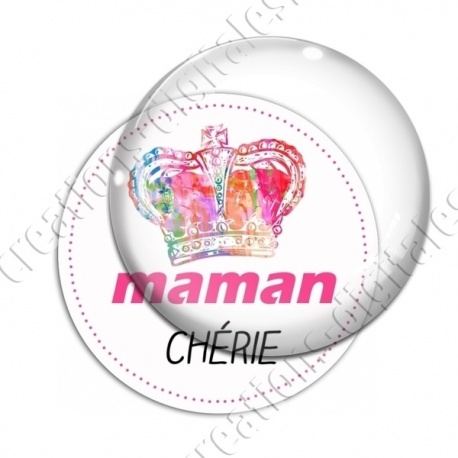 Image digitale - Couronne - Maman chérie