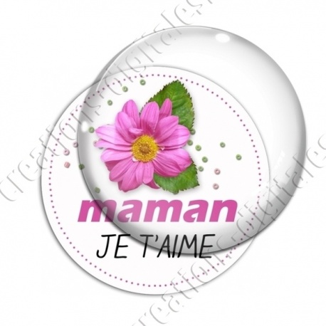 Image digitale - Fleur - maman je t'aime 02