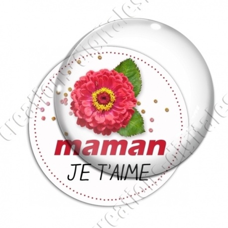 Image digitale - Fleur - maman je t'aime 03