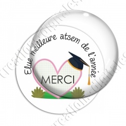 Image digitale - Meilleure atsem- Coeur