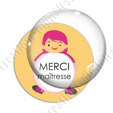Image digitale - Merci maîtresse - Enfant ballon 02