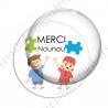 Image digitale - Merci nounou- Enfant puzzle
