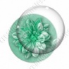 Image digitale - Fleur bicolore sur fond coloré