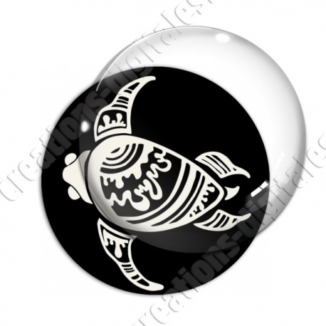 Image digitale - Tortue 01 noir