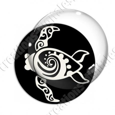 Image digitale - Tortue 02 noir