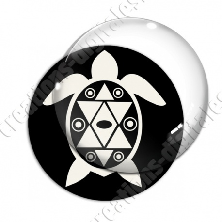 Image digitale - Tortue 03 noir
