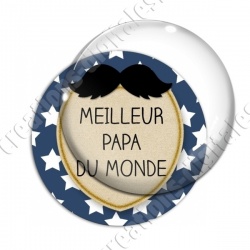 Image digitale - Meilleur papa du monde - Moustache