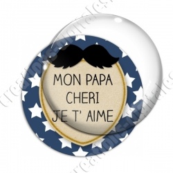 Image digitale - Mon papa chéri - Moustache 02
