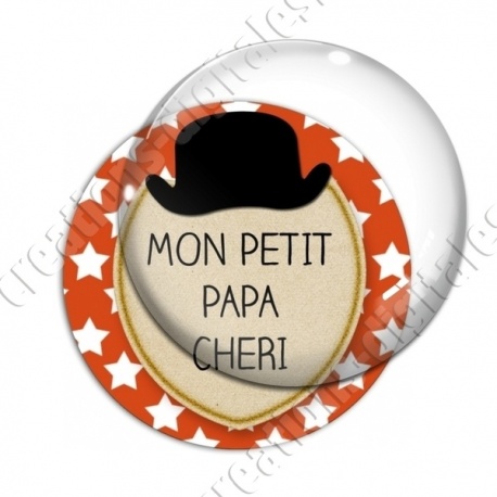 Image digitale - Mon petit papa chéri - Chapeau