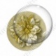 Image digitale - Fleur bicolore sur fond coloré